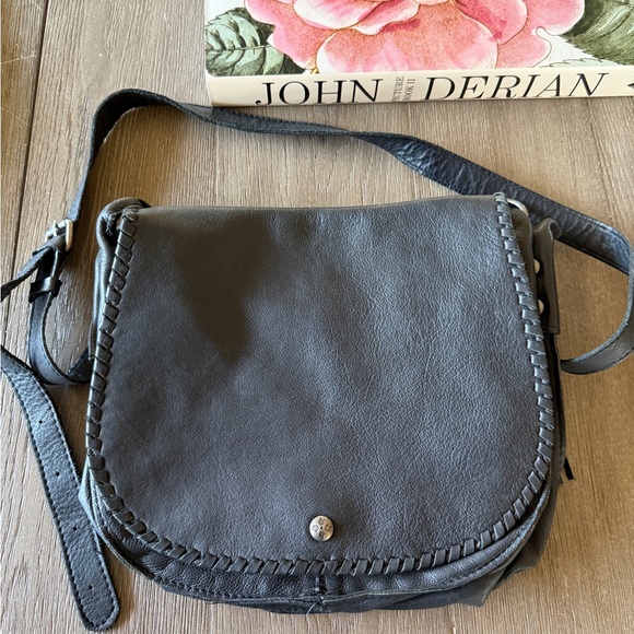 Patricia Nash Black Leather Crossbody Bag - Picture 3 of 4